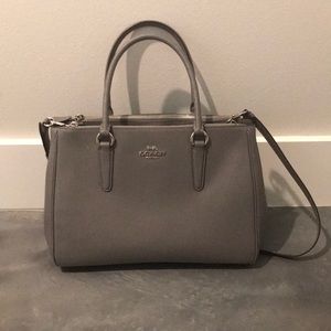 Gray Coach purse. Excellent condition.